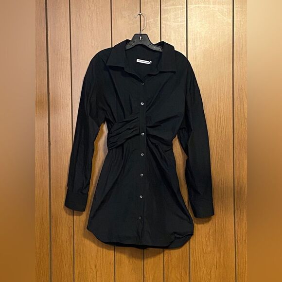 Alexander Wang  Black Button-Up Minidress size 4 - Picture 5 of 12